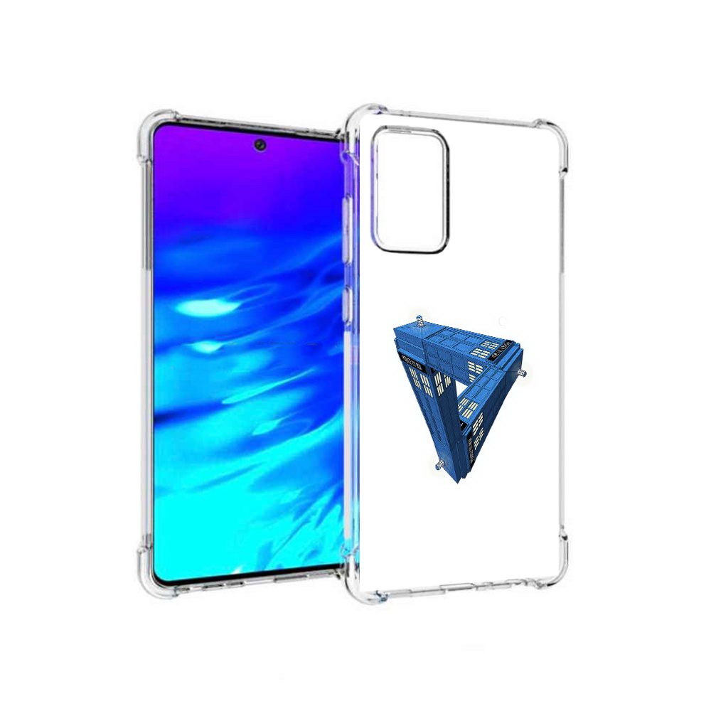 

Чехол MyPads Tocco для Samsung Galaxy A72 головолока абстракция (PT158633.553.291), Прозрачный, Tocco