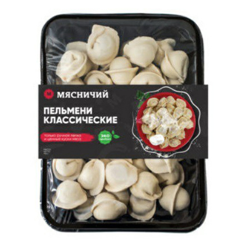 

Пельмени Мясничий Классические с говядиной и свининой 700 г