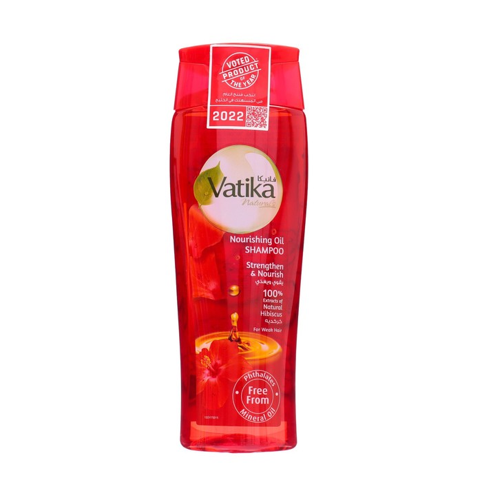 Шампунь для волос Dabur Vatika Hibiscus против ломкости волос с маслом гибискуса 425 мл 668₽