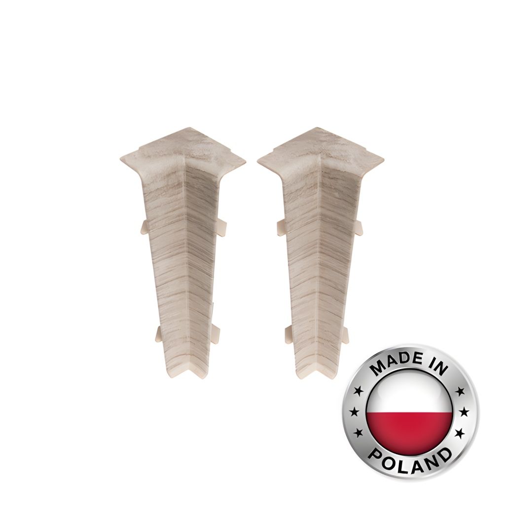 

Угол Cezar CORNER-IN-CEZAR-HI-LINE-175 Дуб Альканта 2x10, Белый