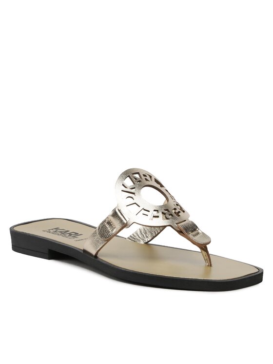 

Шлепанцы KL80408M KARL LAGERFELD золотой 37 EU, KL80408M