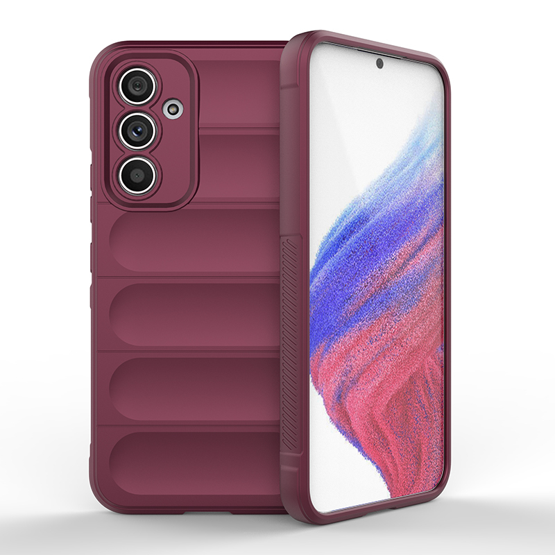 

Противоударный чехол Flexible Case для Samsung Galaxy A54 5G, бордовый, Flexible Case