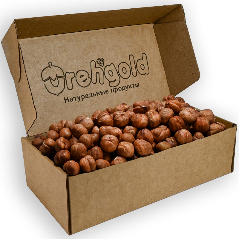 

Фундук OrehGold сырой крупный, 500г, фундук сырой