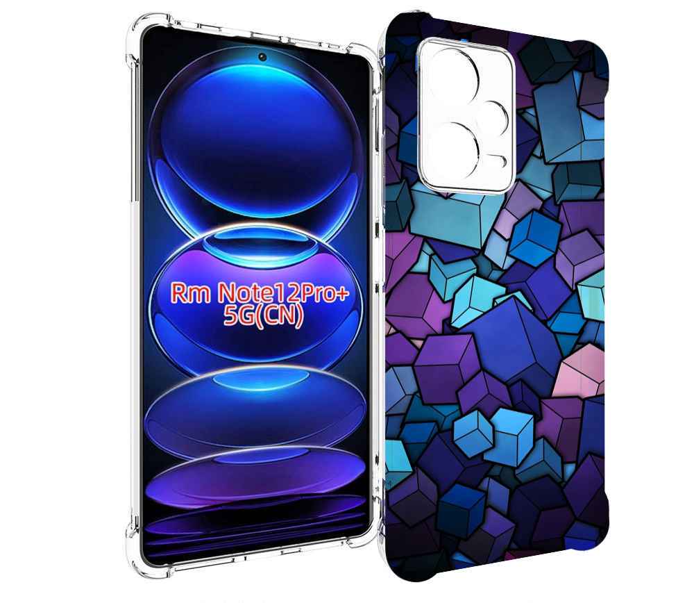

Чехол MyPads лепестки для Xiaomi Redmi Note 12 Pro + Plus, Прозрачный, Tocco