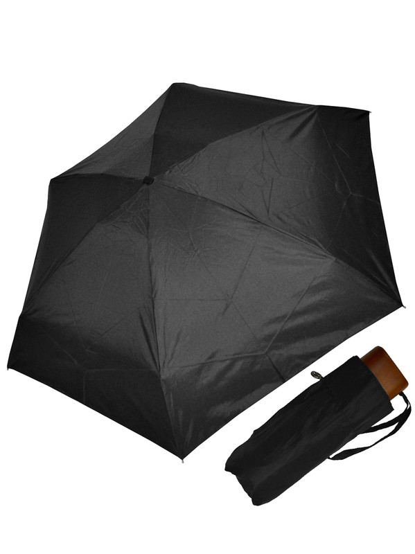 Зонт унисекс Ame Yoke Umbrella M52-5S черный