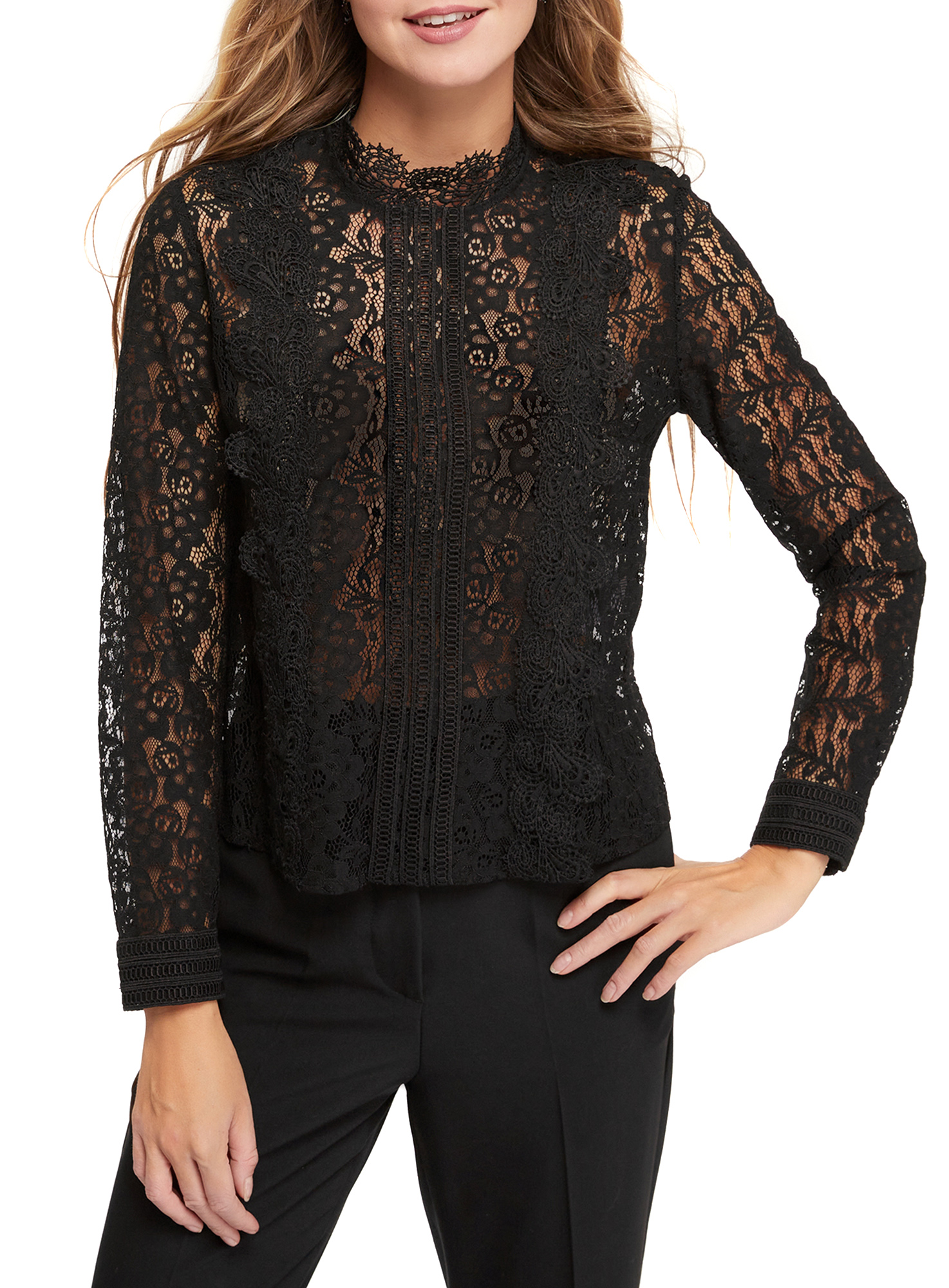 

Блуза женская oodji 11401283 черная 44/170, 11401283