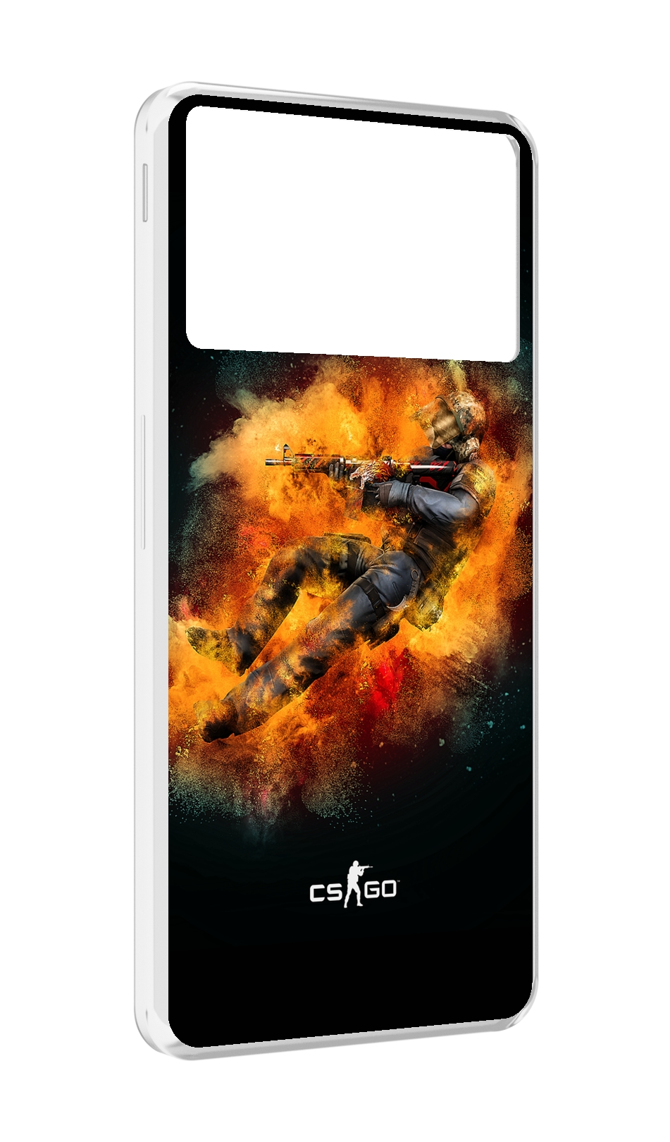 

Чехол MyPads CS-go-Контр-террорист мужской для ZTE Nubia Z40S Pro, Прозрачный, Tocco