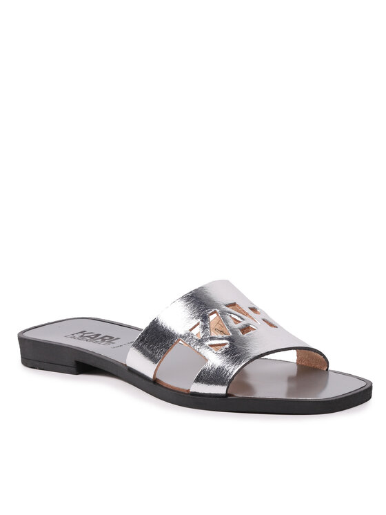 

Шлепанцы KL80406 KARL LAGERFELD серебристый 40 EU, KL80406