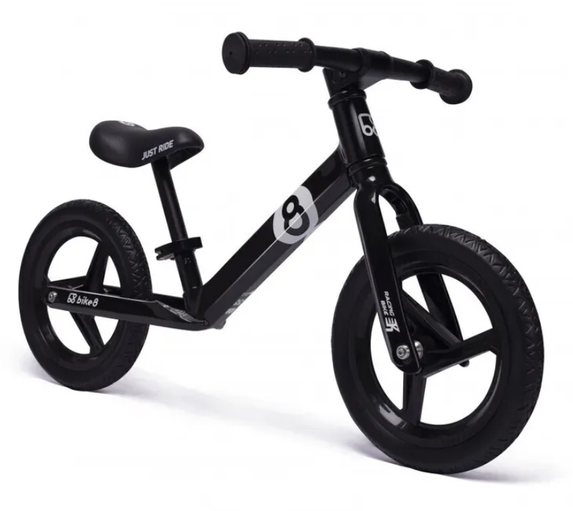 Беговел BIKE8 Racing EVA 11, Black (черный)