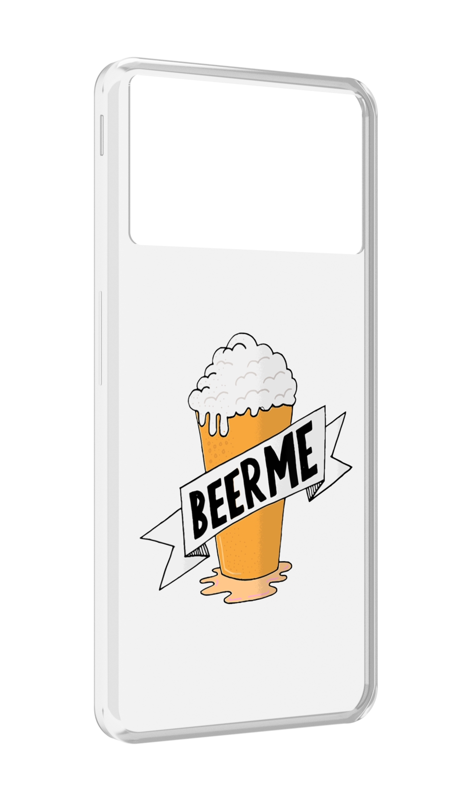 

Чехол MyPads Beer-me для ZTE Nubia Z40S Pro, Прозрачный, Tocco