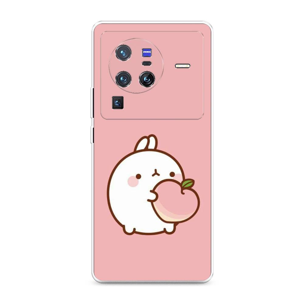 

Чехол Awog на Vivo X80 Pro "Кролик с персиком", Разноцветный, 266650-1