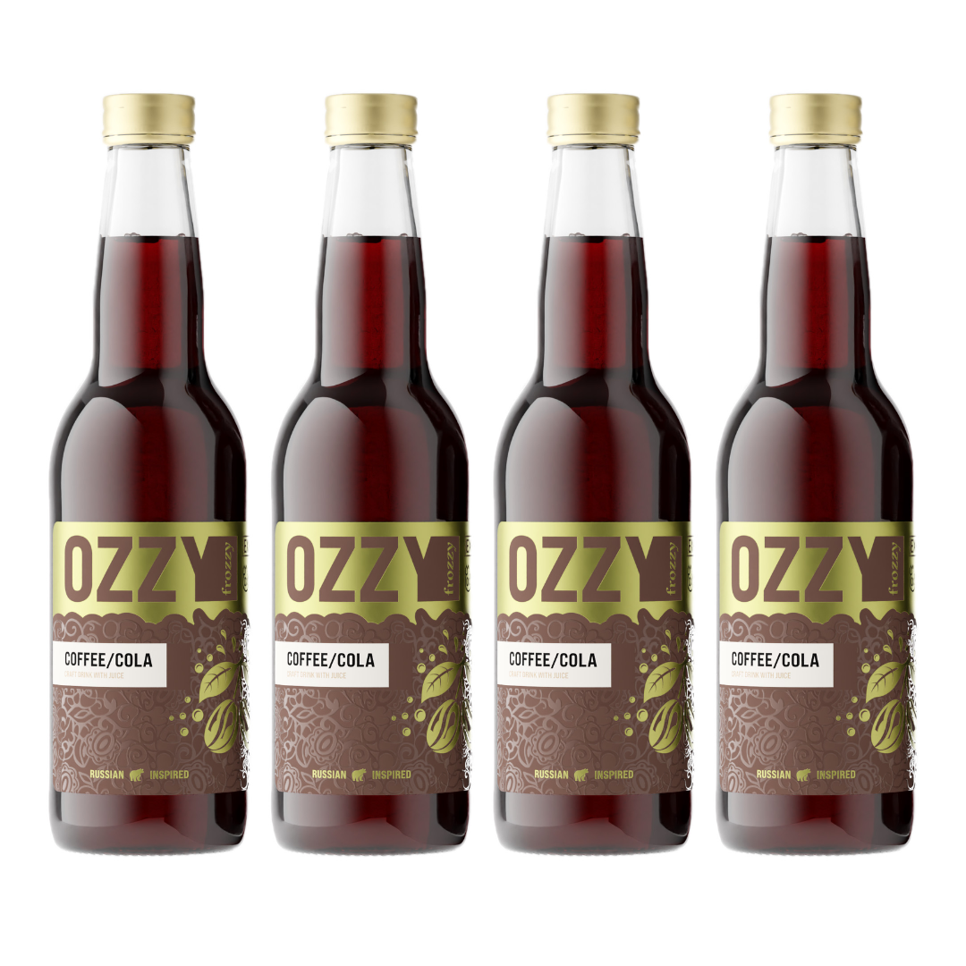 Лимонад OZZY frozzy крафтовый Кола-Кофе Export, 330 мл х 4 шт