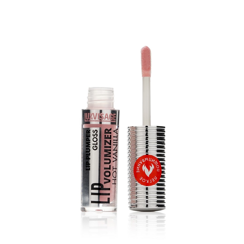 Блеск-плампер для губ Luxvisage Lip Volumizer Hot vanilla, тон 303 Baby Pink, 2,9 г grande cosmetics блеск плампер для губ увлажняющий grandelips hydrating lip plumper