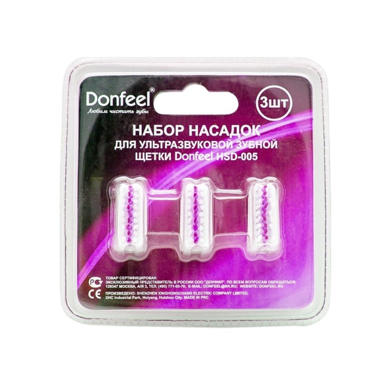 

Насадка для электрической зубной щетки Donfeel HSD-005pink, HSD-005pink