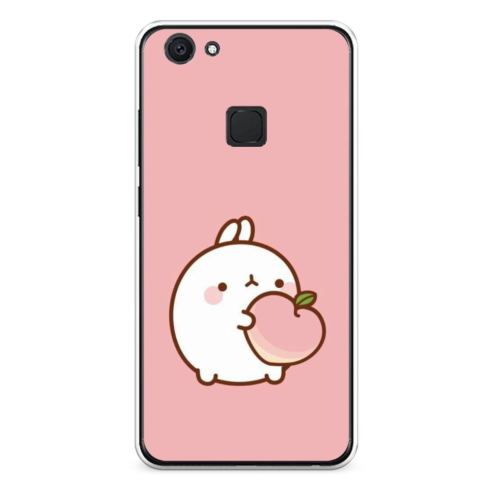 

Чехол Awog на Vivo V7 "Кролик с персиком", Разноцветный, 260450-1
