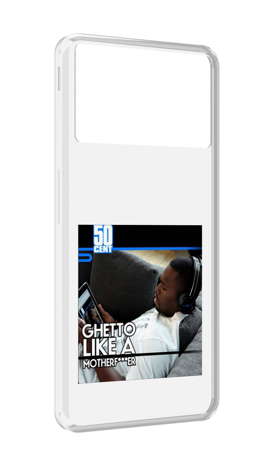 

Чехол MyPads 50 Cent - Ghetto Like A Motherfucker для ZTE Nubia Z40S Pro, Прозрачный, Tocco