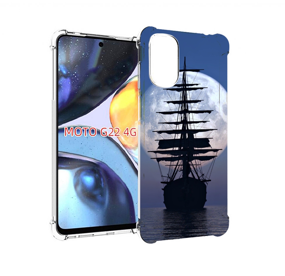 

Чехол MyPads Парус-в-море для Motorola Moto G22 4G, Прозрачный, Tocco