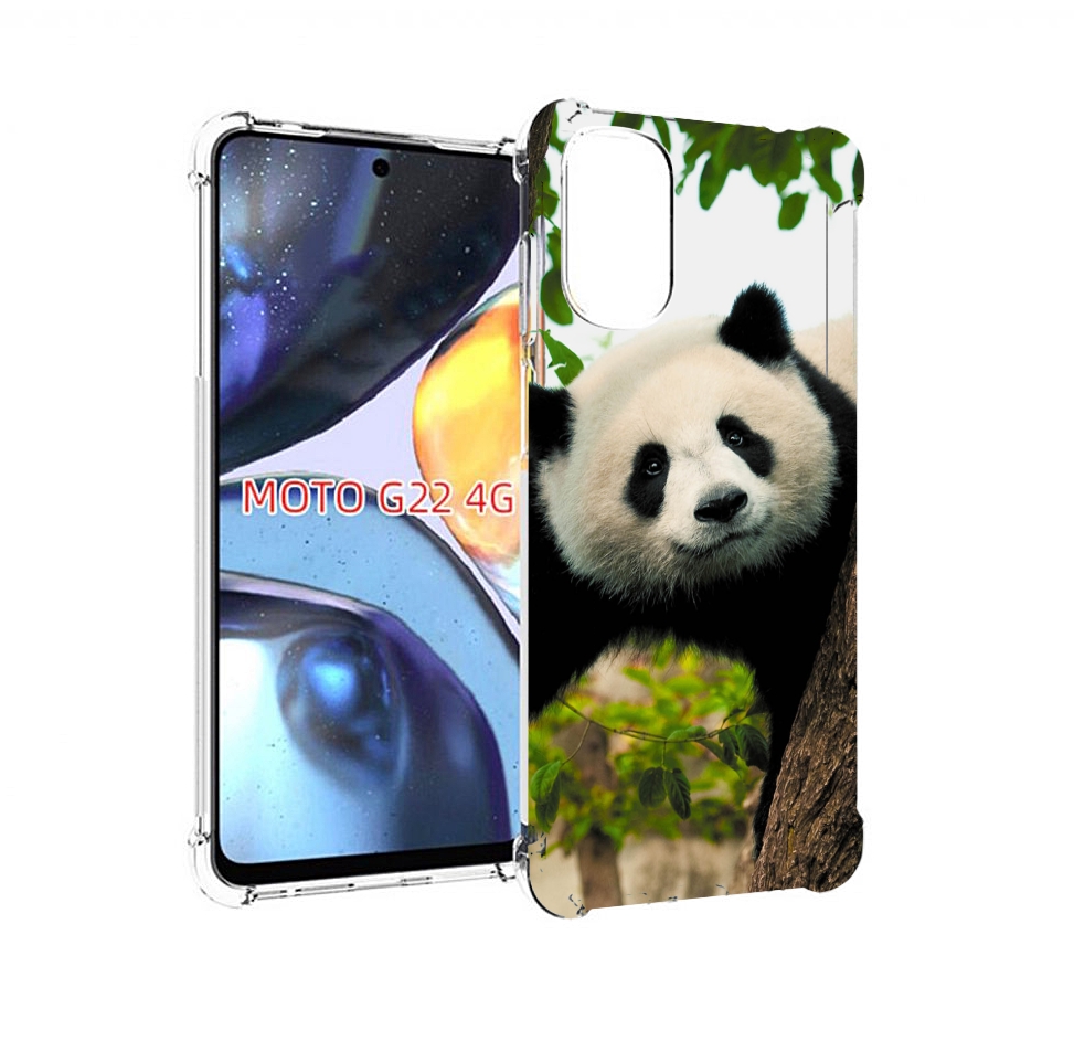 

Чехол MyPads Панда-на-дереве для Motorola Moto G22 4G, Прозрачный, Tocco