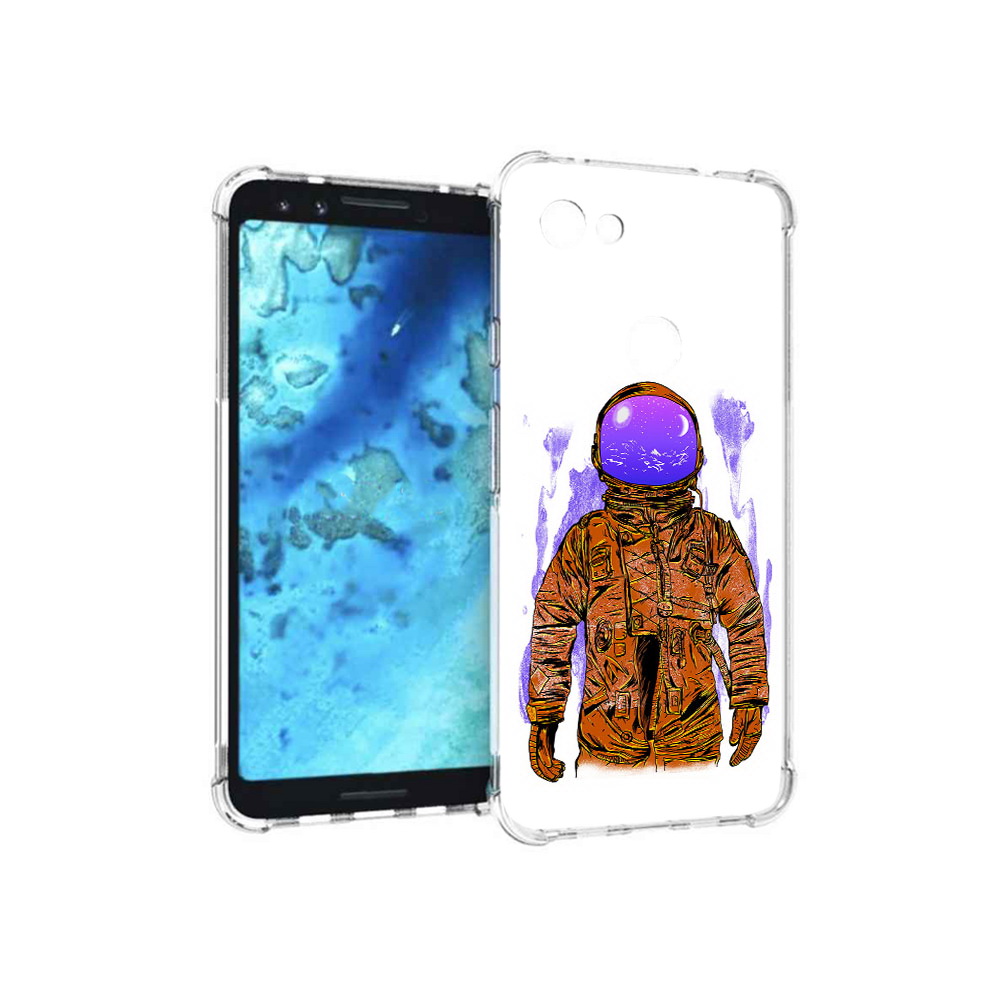 

Чехол MyPads Tocco для Google Pixel 3 нарисованный мужчина в скафандре, Прозрачный, Tocco