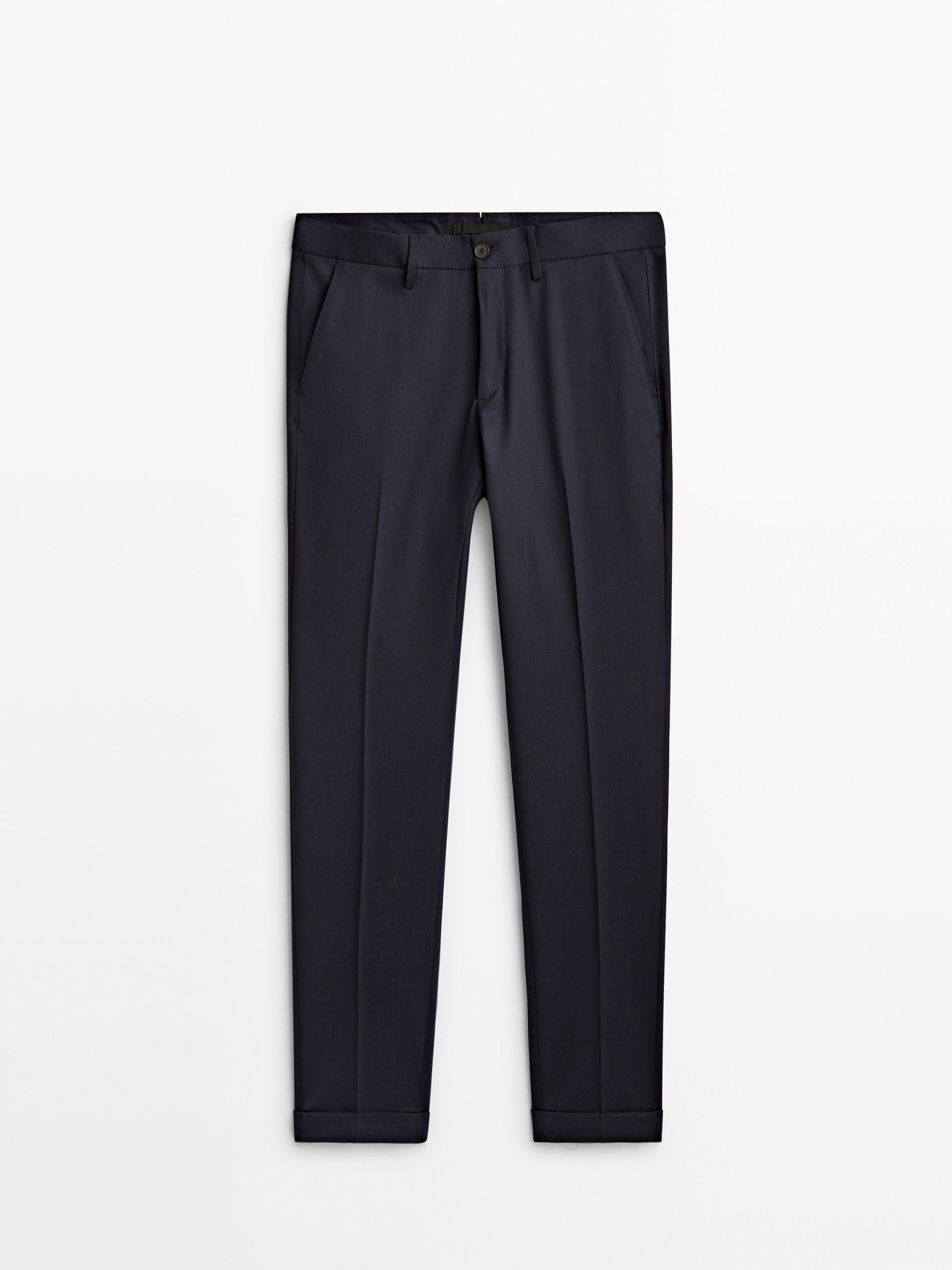 

Брюки мужские Massimo Dutti 00080180401 синие 50 RU, 00080180401