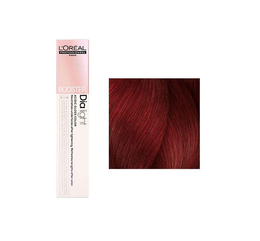 

Краска для волос LOreal Professionnel Dia Light Booster Red 50 мл, Красный