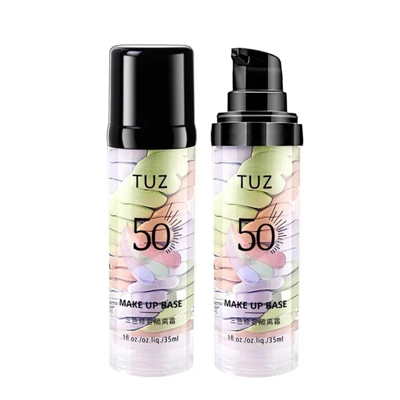 фото Основа под макияж tuz make up base 3 spiral spf 50 трёхцветная 35мл