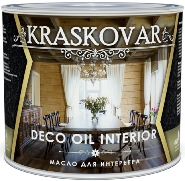 фото Масло для интерьера kraskovar deco oil interior тоскана 2,2л