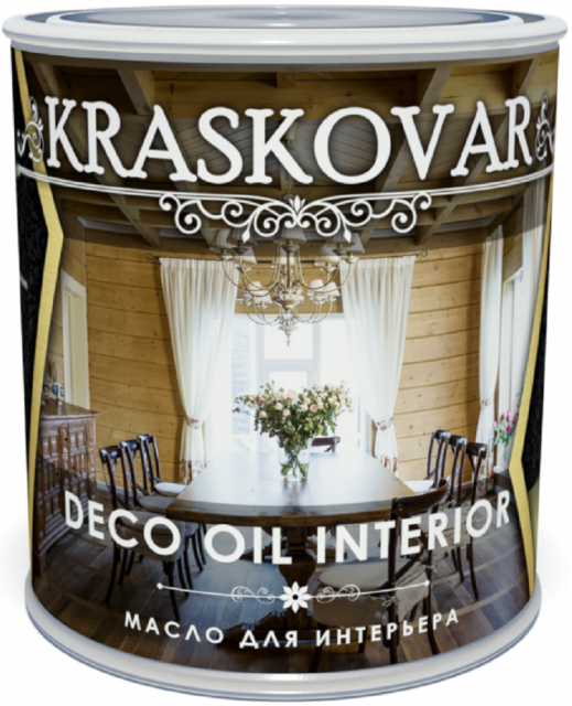 фото Масло для интерьера kraskovar deco oil interior тоскана 0,75л