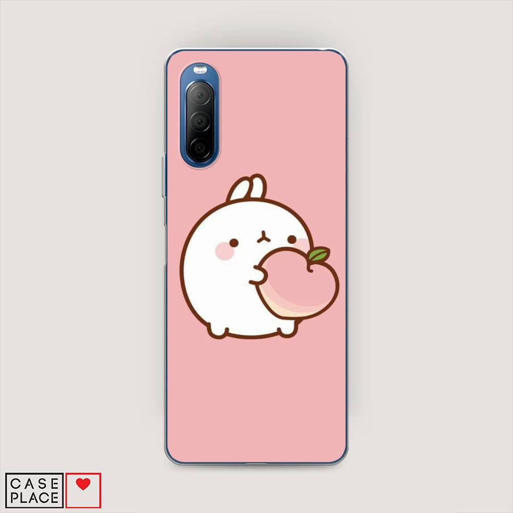 

Чехол Awog на Sony Xperia 10 II "Кролик с персиком", Разноцветный, 54650-1