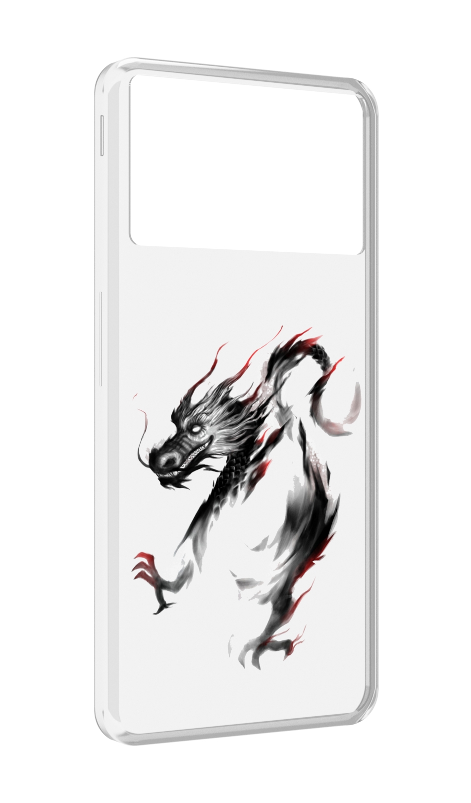 

Чехол MyPads черный дракон для ZTE Nubia Z40S Pro, Прозрачный, Tocco