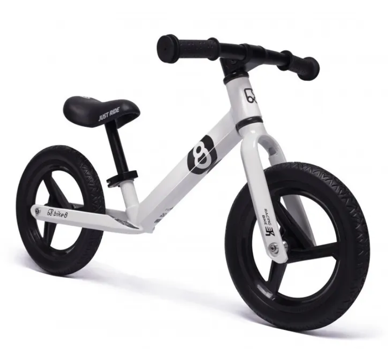 Беговел BIKE8 Racing EVA 11, White (белый)