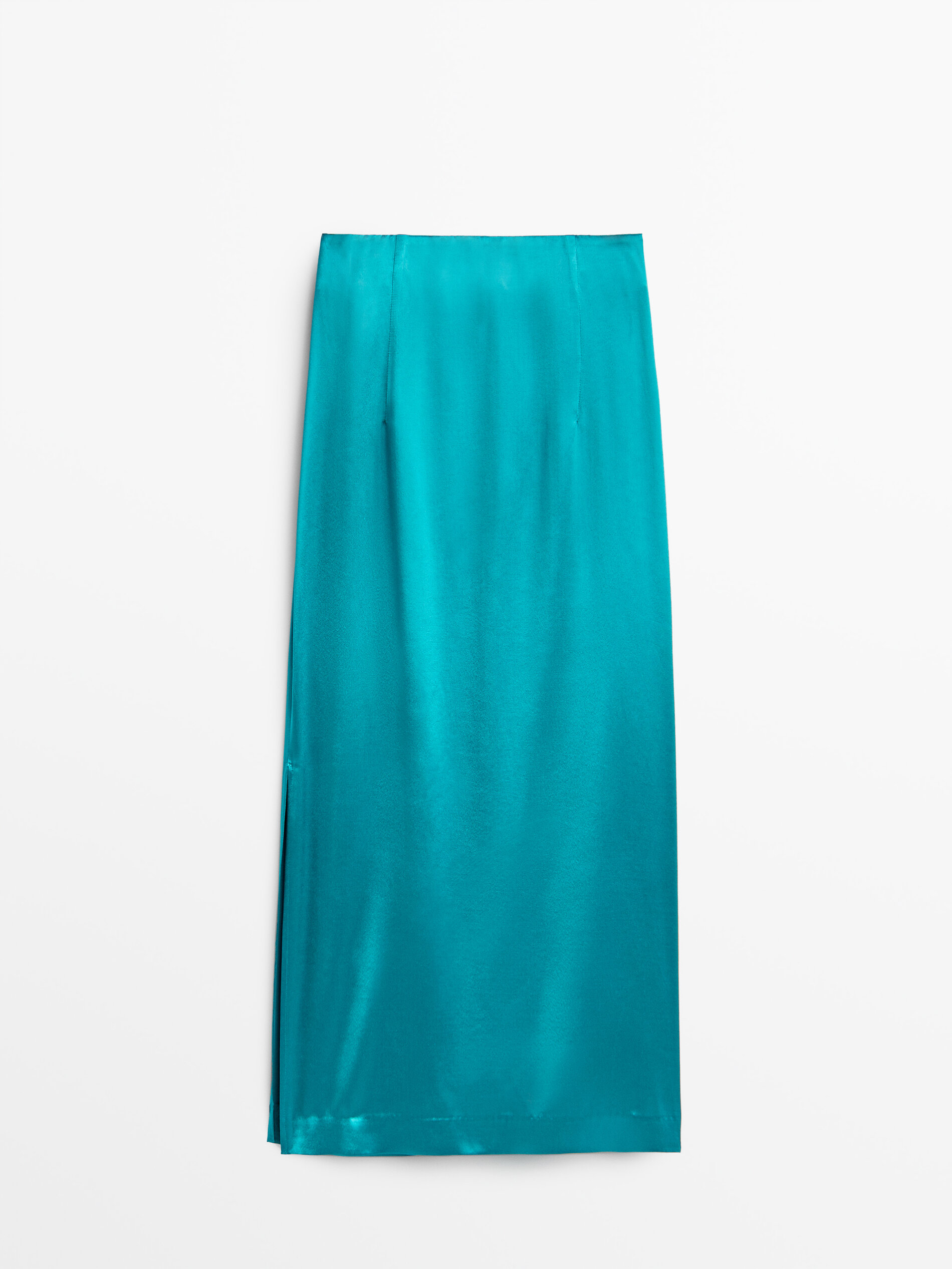 

Юбка женская Massimo Dutti 09302952400 синяя XS, 09302952400