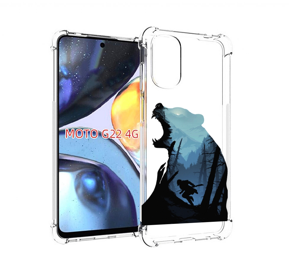 

Чехол MyPads Ночной-медведь для Motorola Moto G22 4G, Прозрачный, Tocco