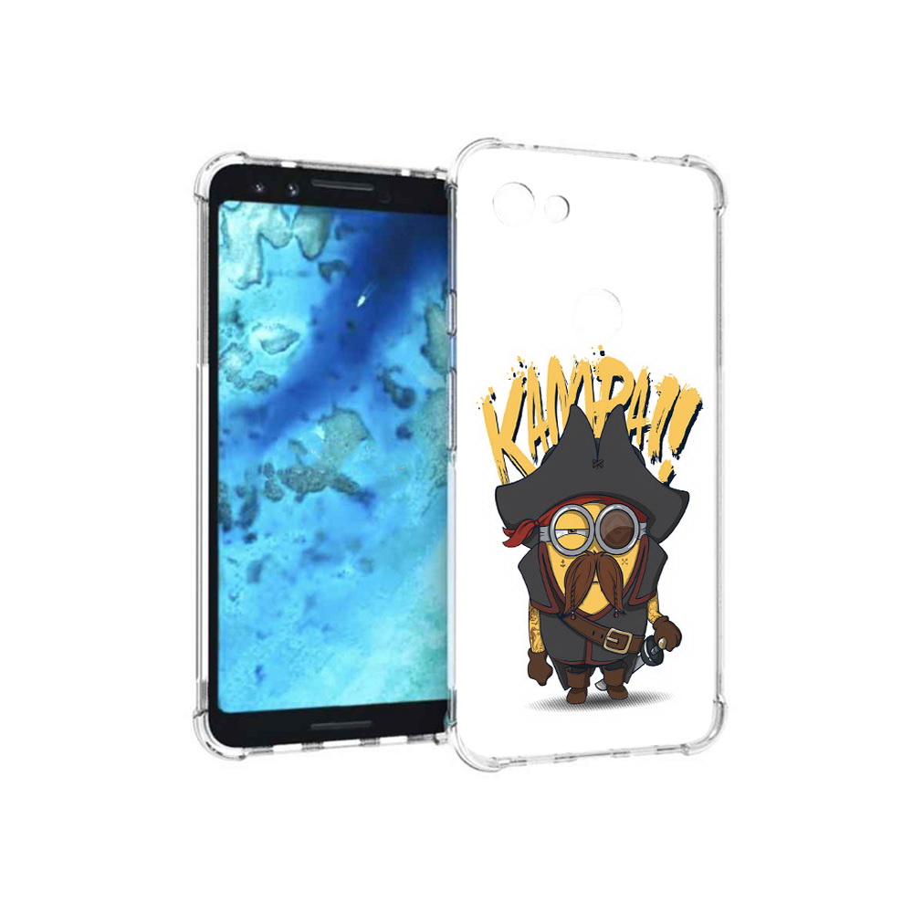 

Чехол MyPads Tocco для Google Pixel 3 миньон пират, Прозрачный, Tocco
