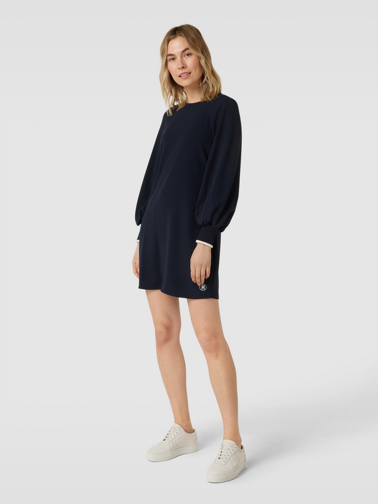 

Платье женское Tommy Hilfiger WW0WW40558 синее 40 EU, Синий, WW0WW40558