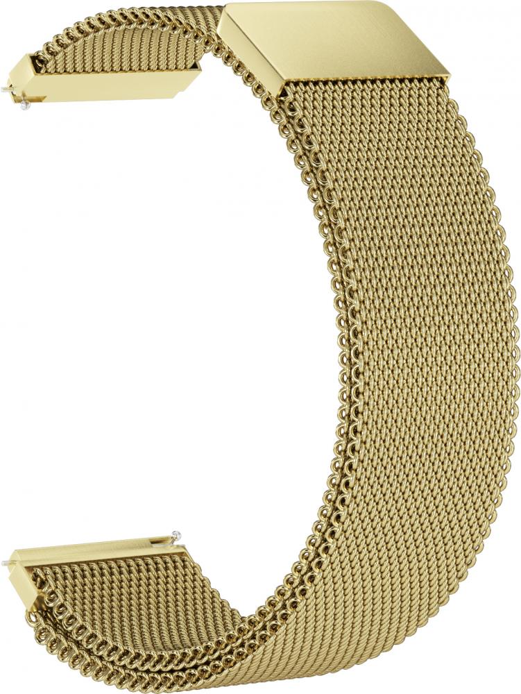

Ремешок GSMIN Milanese Loop 20 для Samsung Gear Sport/S2 Classic/Watch Active (Золотой), Samsung Galaxy Watch Active