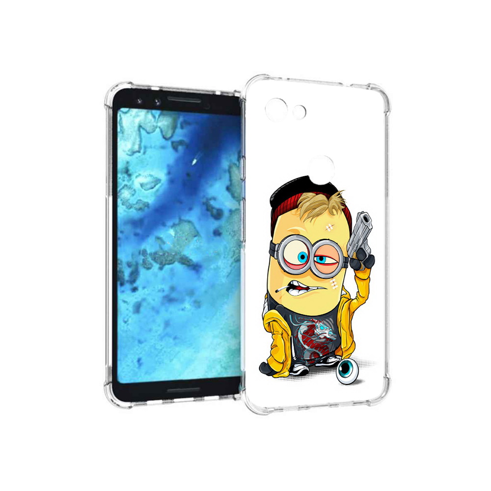 

Чехол MyPads Tocco для Google Pixel 3 миньон бандит, Прозрачный, Tocco