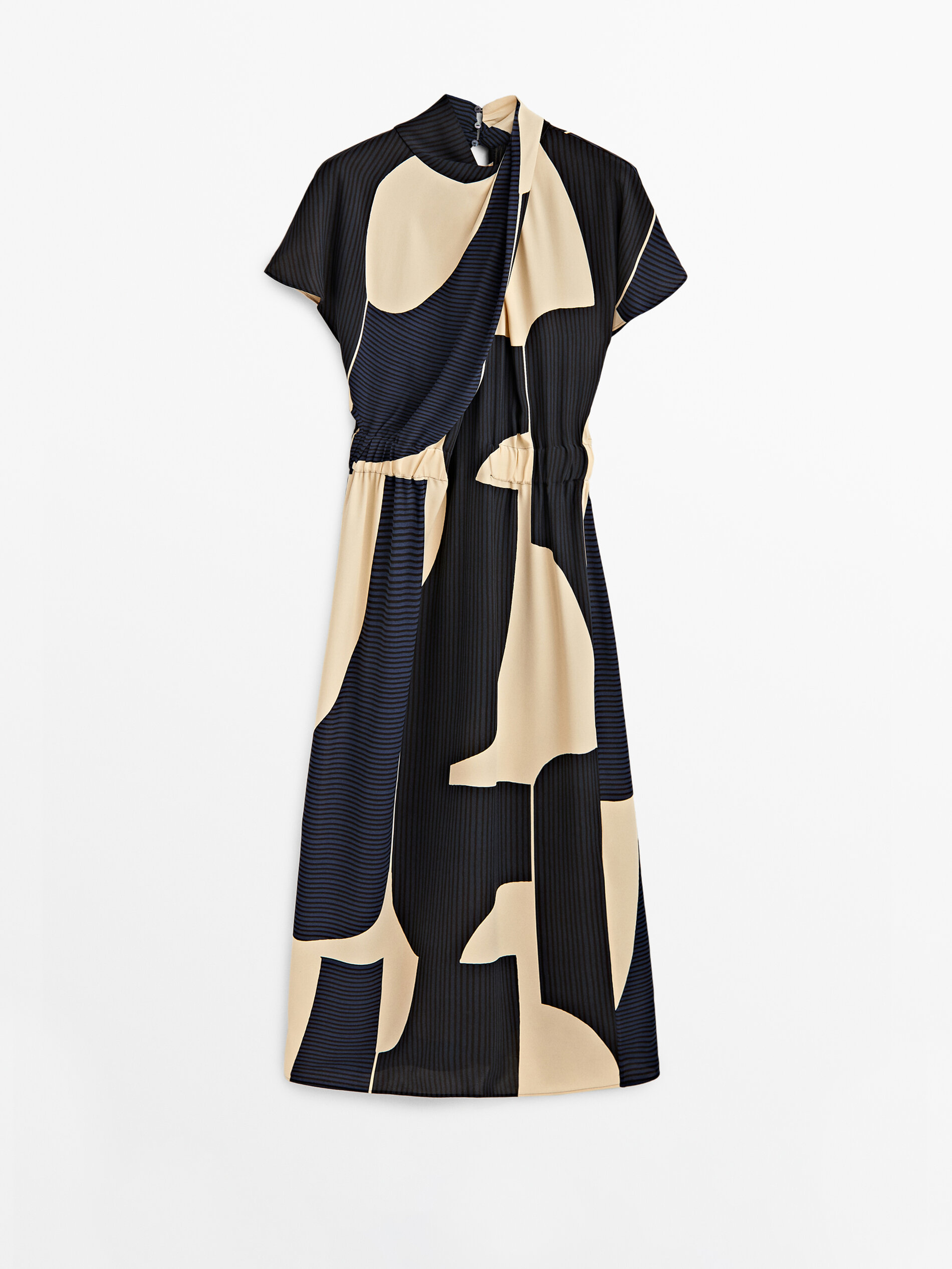 

Платье женское Massimo Dutti 06616853452 синее 42, 06616853452