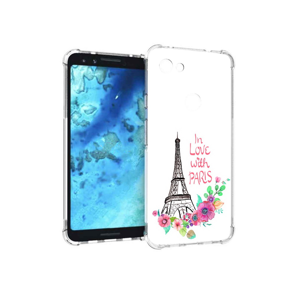 

Чехол MyPads Tocco для Google Pixel 3 любимый париж, Прозрачный, Tocco