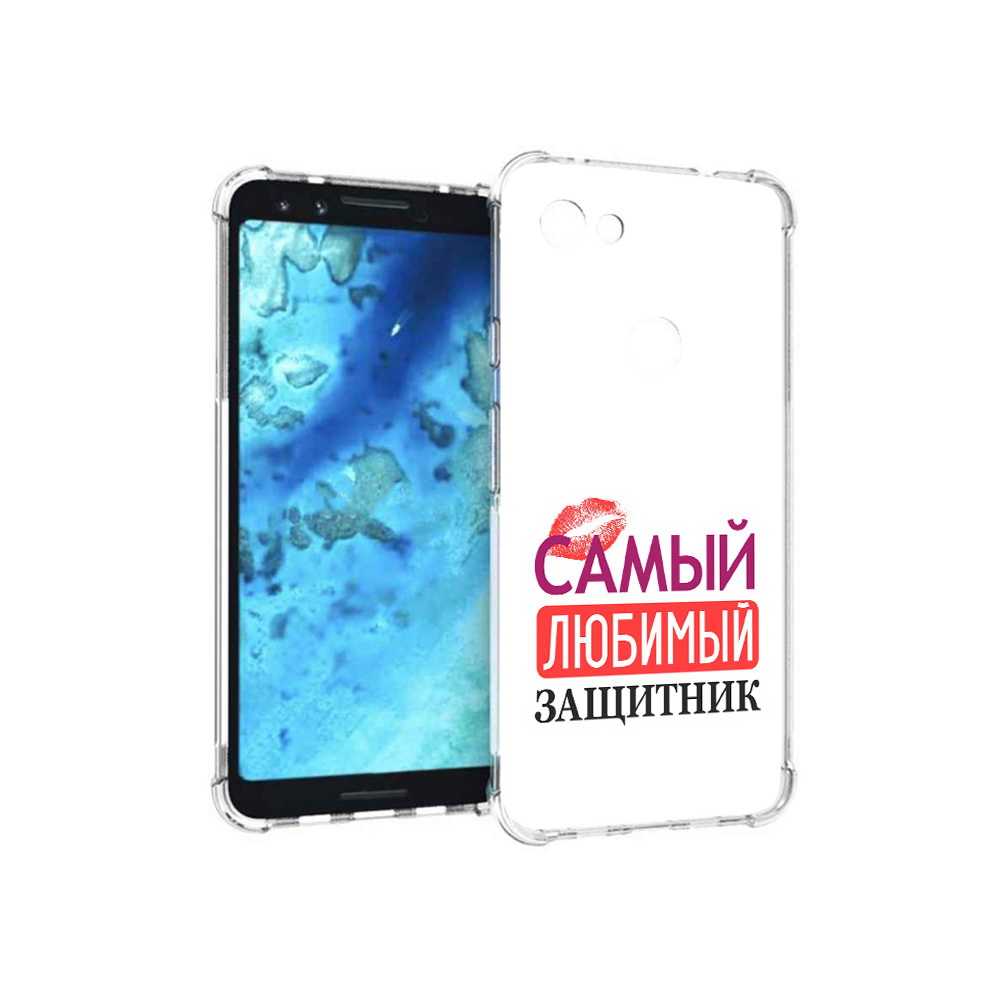 

Чехол MyPads Tocco для Google Pixel 3 любимый защитник, Прозрачный, Tocco