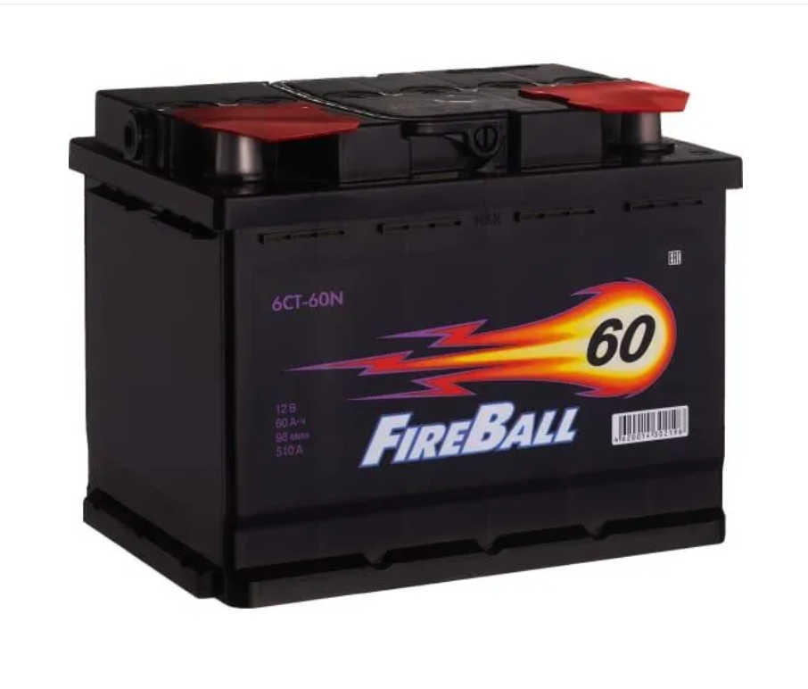 Аккумулятор  FIRE BALL 6ст- 60 (0) R Аз