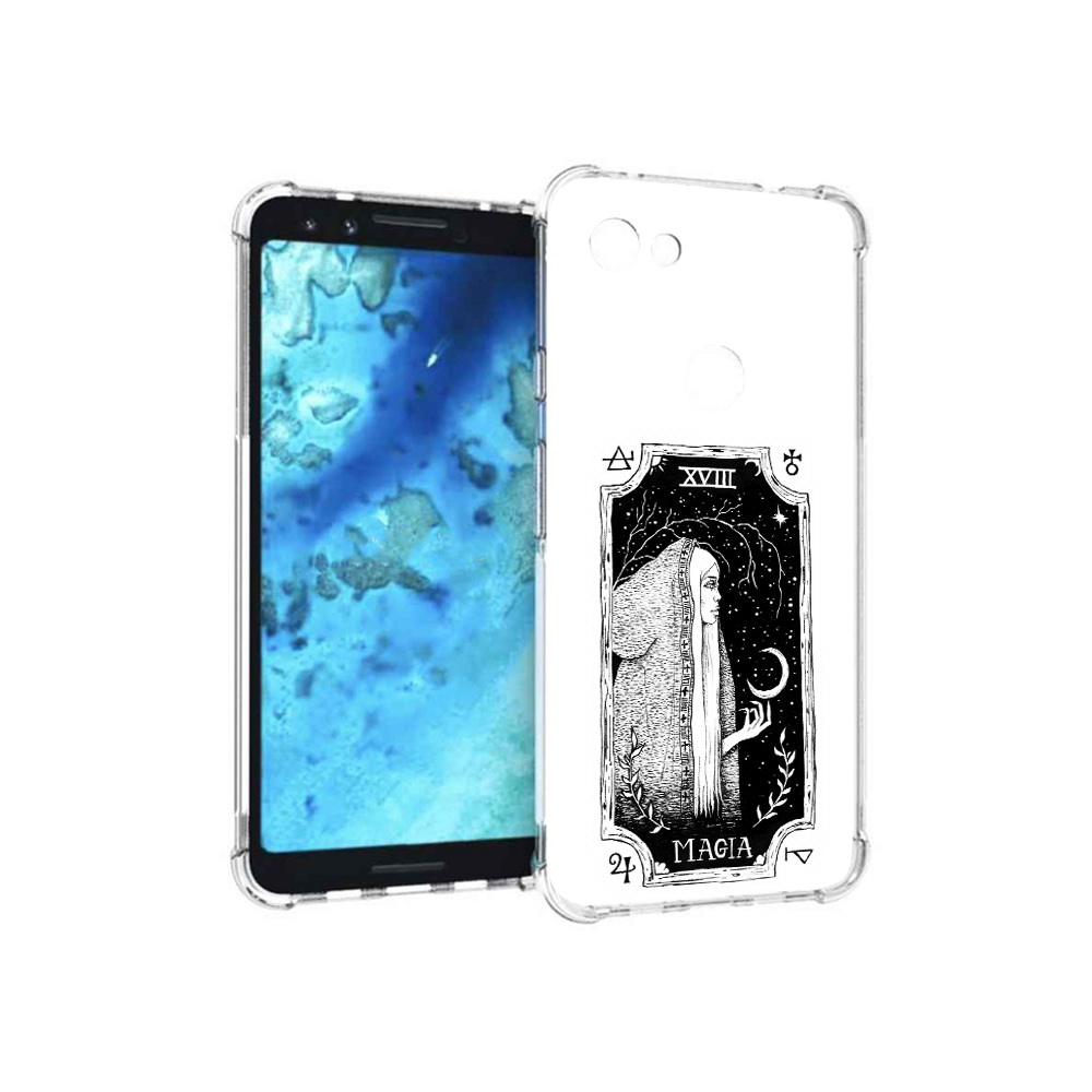 

Чехол MyPads Tocco для Google Pixel 3 лунная магия, Прозрачный, Tocco