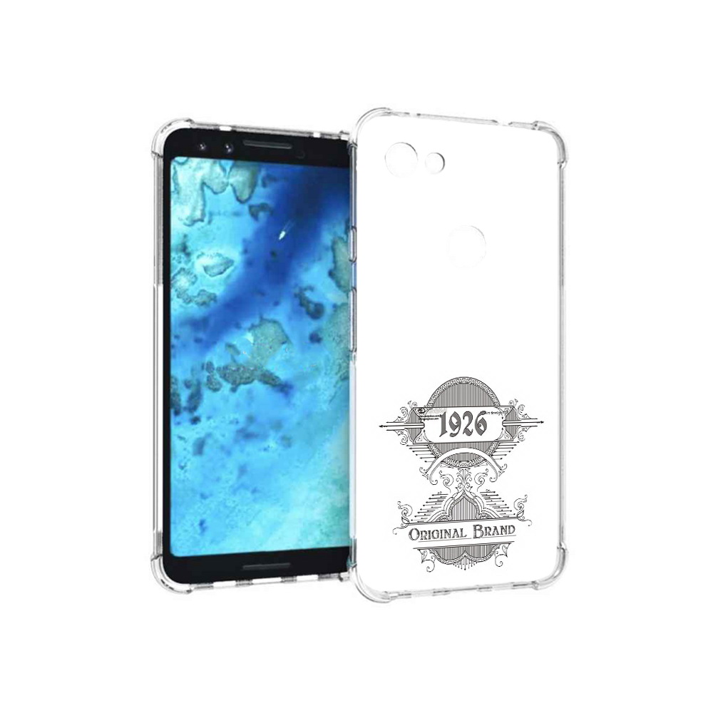 

Чехол MyPads Tocco для Google Pixel 3 логотип черно белый, Прозрачный, Tocco