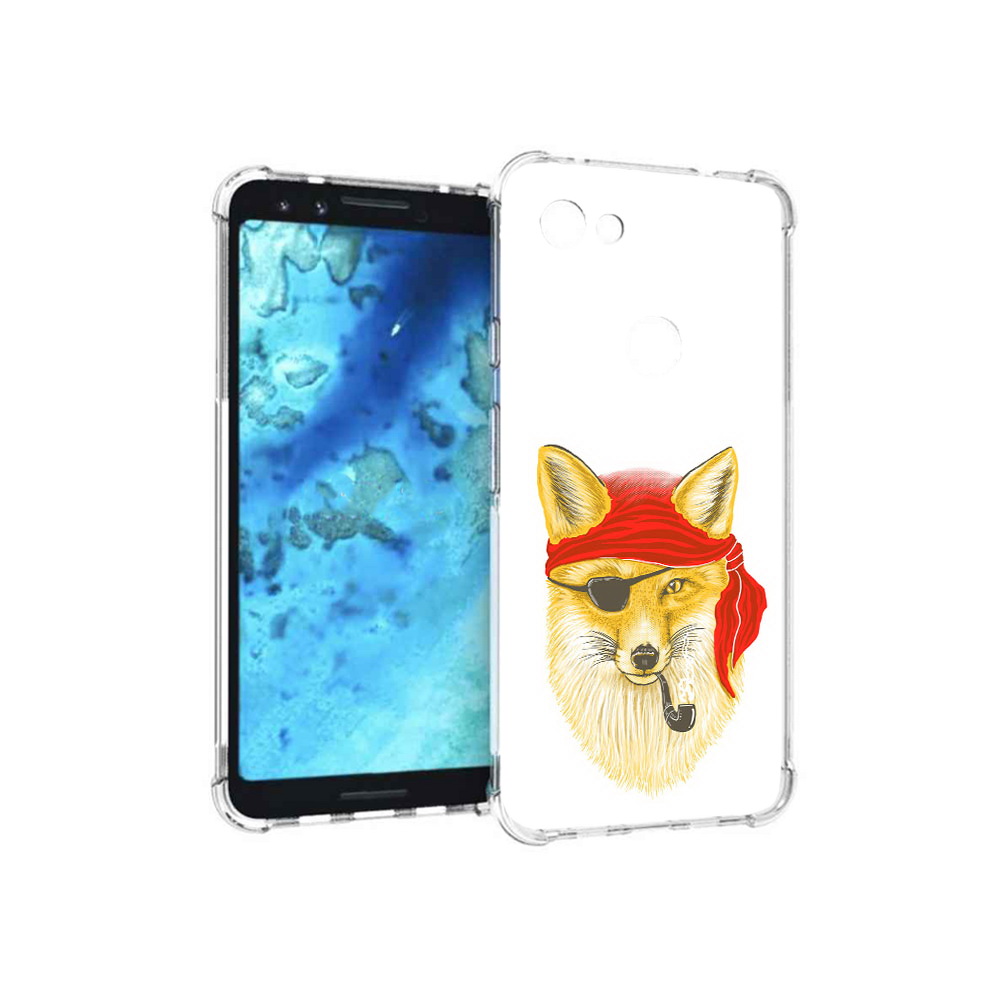 

Чехол MyPads Tocco для Google Pixel 3 лиса-пират, Прозрачный, Tocco