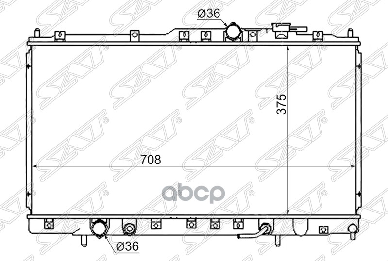 

Радиатор Mitsubishi Galant/Legnum/Galant Usa 96-03 Sat Арт. Mc0002-V6