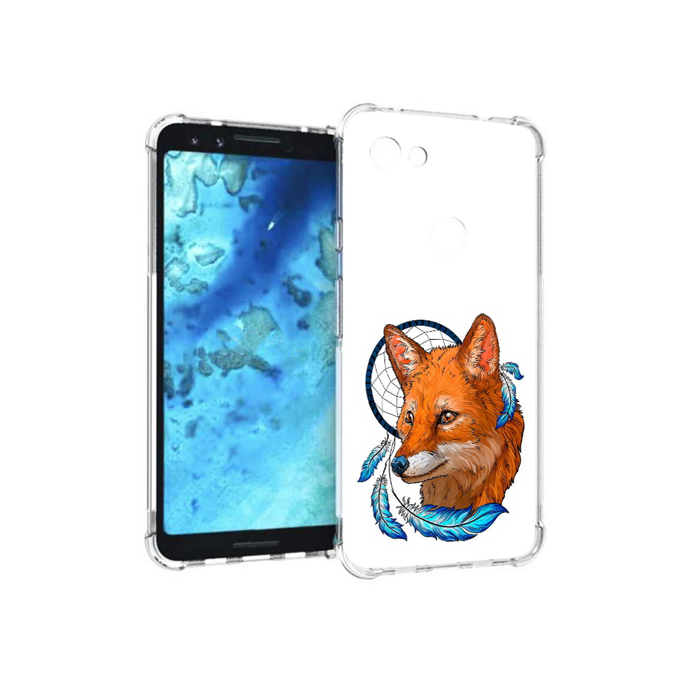 

Чехол MyPads Tocco для Google Pixel 3 лиса и ловец снов, Прозрачный, Tocco