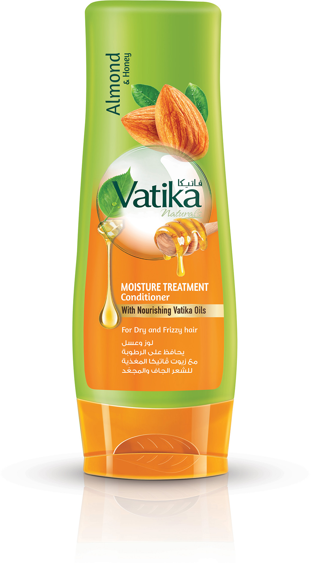 Кондиционер для волос Dabur Vatika Naturals Moisture Treatment - Увлажняющий 400 мл кондиционер для волос патанджали олива и миндаль 100 г 7664186