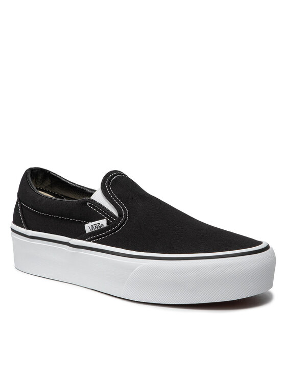 

Слипоны Classic Slip-On P VN00018EBLK Vans Черный 46 EU, Classic Slip-On P VN00018EBLK