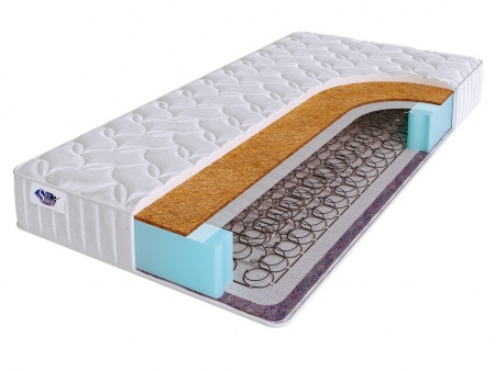 

Матрас SkySleep 195 x 220 ONE SIDE 4 BS, Белый, ONE SIDE 4 BS