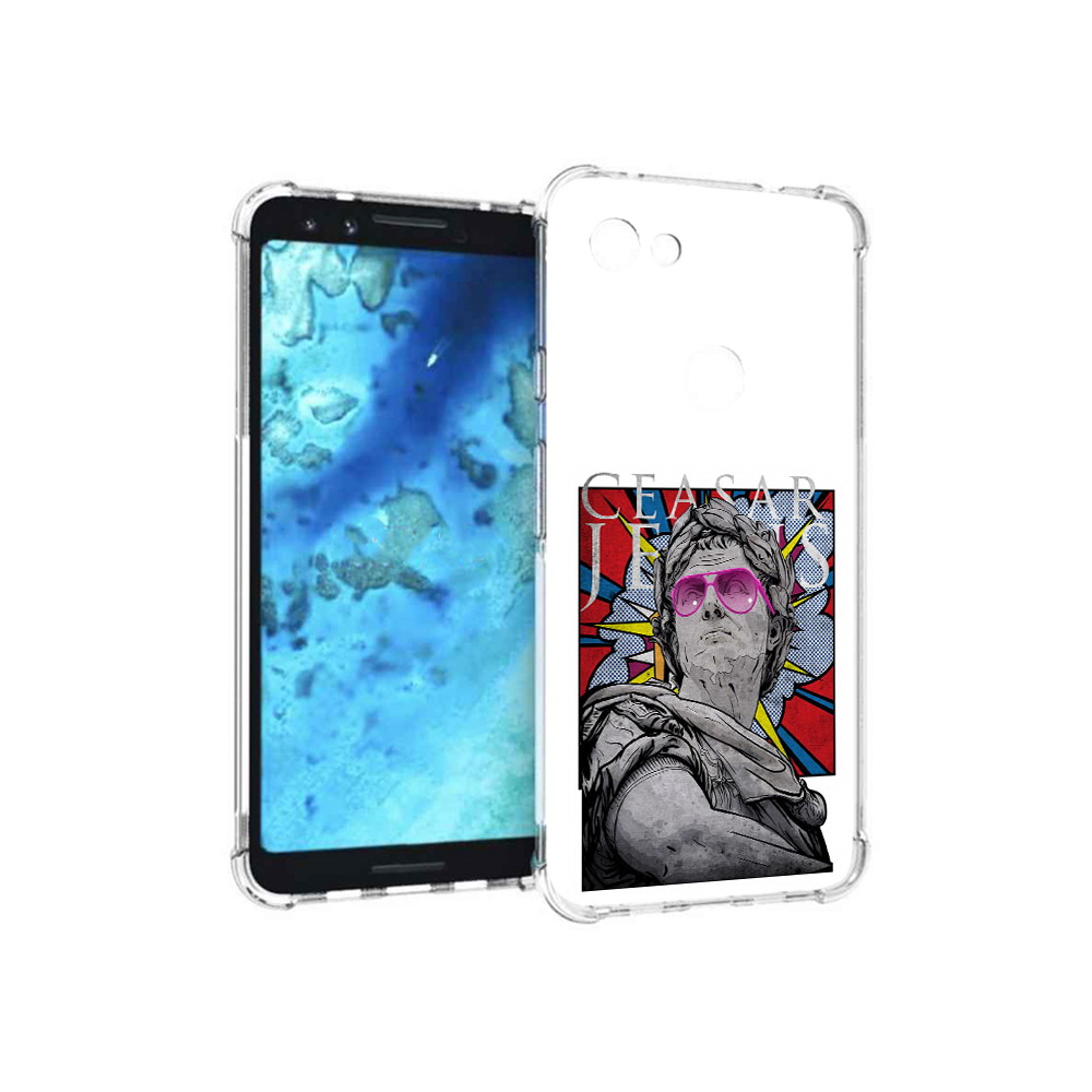 

Чехол MyPads Tocco для Google Pixel 3 крутая статуя свободы, Прозрачный, Tocco